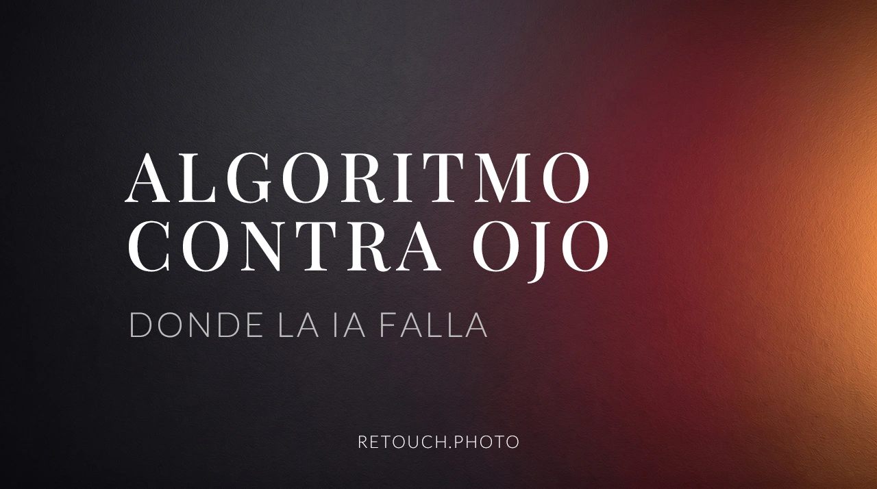 Algoritmo contra ojo: por qué la IA no reemplazará al retocador